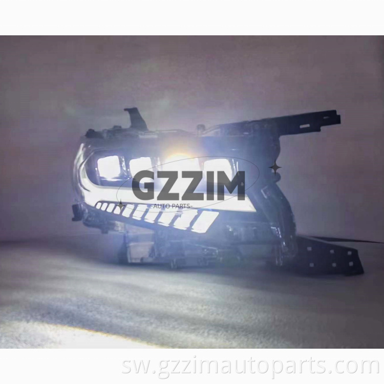 Sehemu za Auto ABS Plastiki LED Front Light Sehemu za kichwa kwa Prado 2018-2022